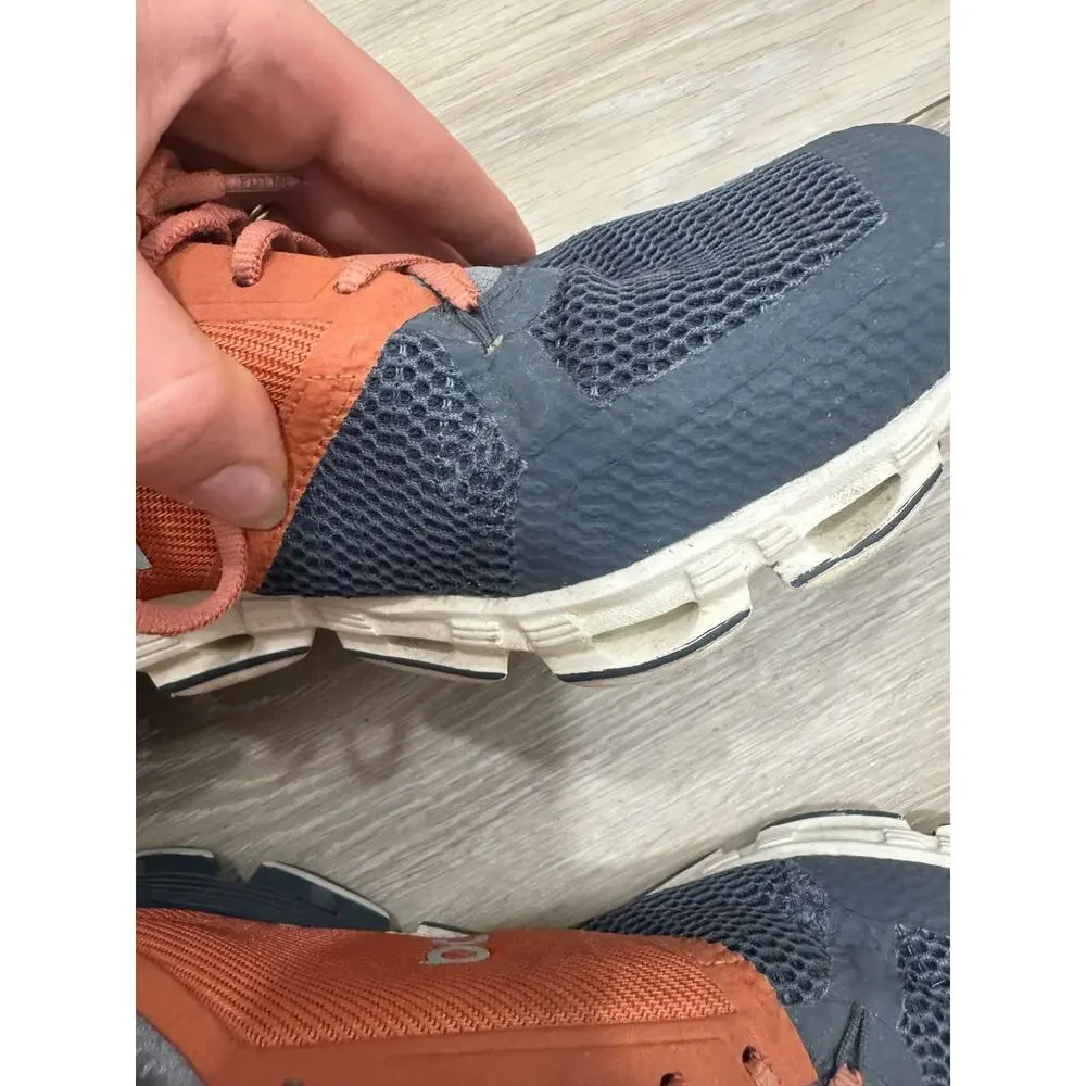 ON Cloud Mens Cloud Flyer size 9 orange and grey - Picture 5 of 12